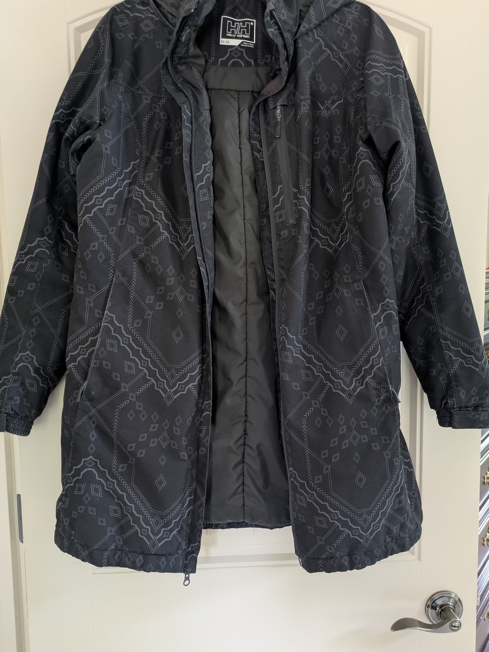Helly Hansen Women’s Black Patterned Insulated Jacket